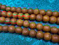Image 4 of Bodhichitta Seed Mala - Medium Brown - 12mm to 12.5mm Bodhi Seeds - Great Beginning Mala
