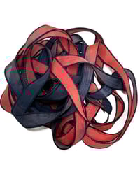 Image 3 of 1PC.. SHIP WRECK 42" Hand Dyed Finished Edge Silk Wrist Wrap Bracelet/Jewelry/Craft Ribbons