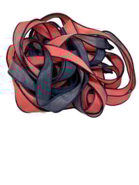 Image 4 of 1PC.. SHIP WRECK 42" Hand Dyed Finished Edge Silk Wrist Wrap Bracelet/Jewelry/Craft Ribbons