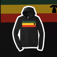 Strength Tree Ras Flag Hoodie Black