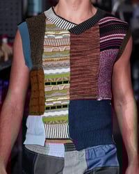 Image 4 of  RECYCLED PATCHWORK VEST 3