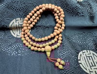 Image 4 of Ruktu Seed Mala - 8-9mm - Light Brown - Asura Cave - Pharping - Sourced From Local Trees