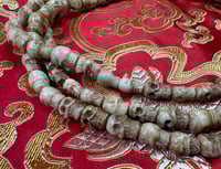 Image 3 of Citipati Mala - Dee6 Antler/Horn Carved Skulls Beads - Medium - Beige/Tan Tones - Rare - Tantra