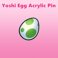 Yoshi Egg Acrylic Pin