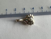 Image 2 of Lotus Design Bhum Counter • Medium • Three Jewels Theme • 925 Sterling Silver