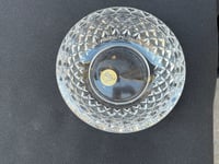 Image 9 of Bonbonnière ou sucrier en cristal d'Arques vintage avec couvercle 1970s - Pot en cristal
