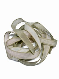 Image 2 of 1PC. SWEET SUCCULENT 42" hand dyed wrist wrap bracelet silk ribbon//Yoga wrist wrap bracelet ribbon