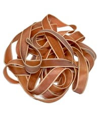 Image 1 of 1PC. SARSAPARILLA 42" hand dyed wrist wrap bracelet silk ribbon//Yoga wrist wrap bracelet ribbon