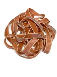 Image 7 of 1PC. SARSAPARILLA 42" hand dyed wrist wrap bracelet silk ribbon//Yoga wrist wrap bracelet ribbon
