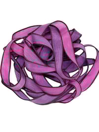Image 2 of 1PC. TAINTED LOVE 42" hand dyed wrist wrap bracelet silk ribbon//Yoga wrist wrap bracelet ribbon