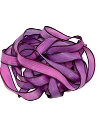Image 7 of 1PC. TAINTED LOVE 42" hand dyed wrist wrap bracelet silk ribbon//Yoga wrist wrap bracelet ribbon