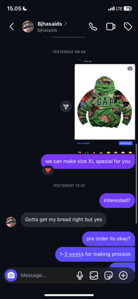 GAP BATIK PRE ORDER SIZE XL 