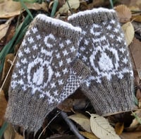 Image 1 of  Khaki Owl hand warmes - Ready to ship