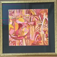 Image 2 of Fruit bowl and patterns (framed)