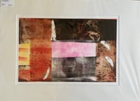 Image 2 of Pink stripe (framed in a mount)