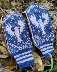 Image 1 of Ravenclaw Faculty mittens - Ready to ship