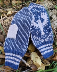 Image 3 of Ravenclaw Faculty mittens - Ready to ship