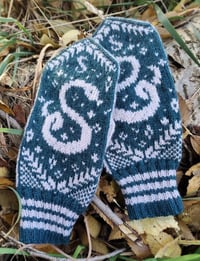 Image 1 of  Slytherin Faculty mittens - Ready to ship