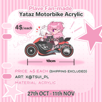 [Pre-order] Fan-made Yataz Motorbike Acrylic Plave
