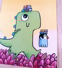 Image 2 of Book lover - postcard