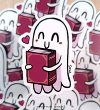 Book Lover holo sticker