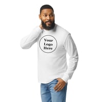 Image 4 of Unisex 50/50 Long-Sleeve T-Shirt - G840