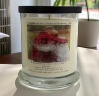 His favorite flannel candle