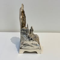Image 7 of Souvenir religieux vintage sculpture de Lourdes Bernadette Soubirous Sainte Vierge Marie