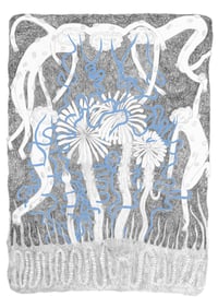 Image 1 of Rain - A3 Riso Print