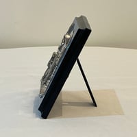 Image 8 of Cadre vintage souvenir de Lourdes - Bernadette Soubirous - Sainte Vierge Marie - 1960