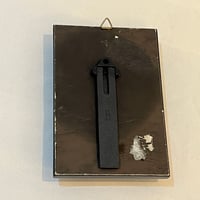 Image 9 of Cadre vintage souvenir de Lourdes - Bernadette Soubirous - Sainte Vierge Marie - 1960