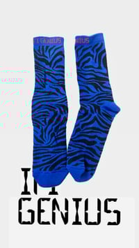 Image 2 of Wild thing Blue socks