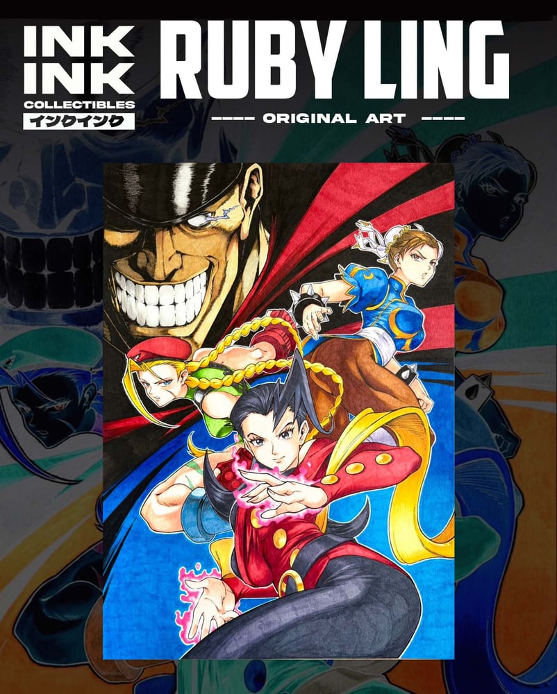 Image of  Original Art  - Street Fighter Sample Cover // Ling Ruby (eSoul)