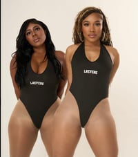 Image 1 of Halter Runner Body Suit