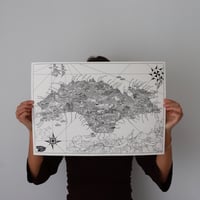 Image 1 of Illustrated Map of Samos