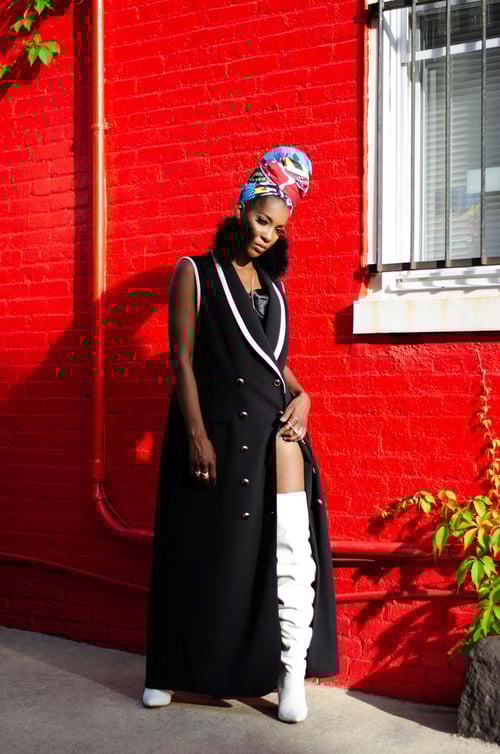 Image of Custom Midnight Feather Hoop Earrings