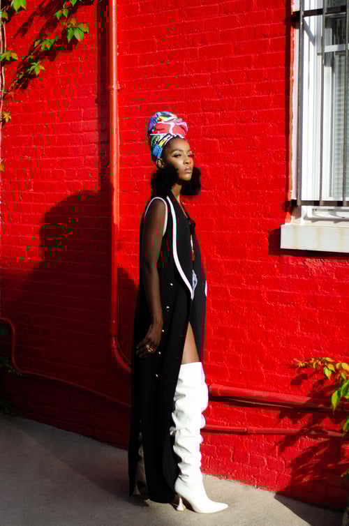 Image of Custom Midnight Feather Hoop Earrings