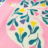 Image 3 of Illustration limitée en risographie A4  - Oiseau