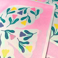 Image 2 of Illustration limitée en risographie A4  - Oiseau