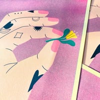 Image 2 of Illustration limitée en risographie A4 - Minuscule