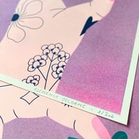 Image 5 of Illustration limitée en risographie A4 - Minuscule