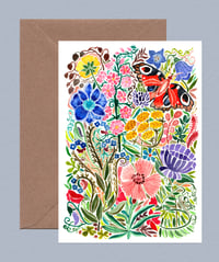 'Meadow and Hedgerow' Greetings Card