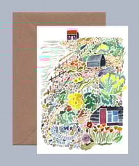 'Sea Kale and Shingle' Greetings Card