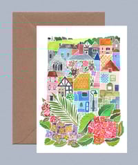 'Old Town Wander' Greetings Card