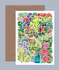 'Chiswick Garden' Greetings Card
