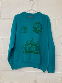 Image 1 of FC Mountain People, teal L (22.5"P2P, 26.5"S2H, 31"C2C) Second 