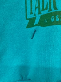 Image 2 of FC Mountain People, teal L (22.5"P2P, 26.5"S2H, 31"C2C) Second 