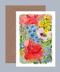 'St Leonard's Poppies' Greetings Card