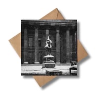 Frozen Duke B&W Greeting Card