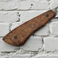 Image 3 of Nakiri with S-grind and Amboyna handle